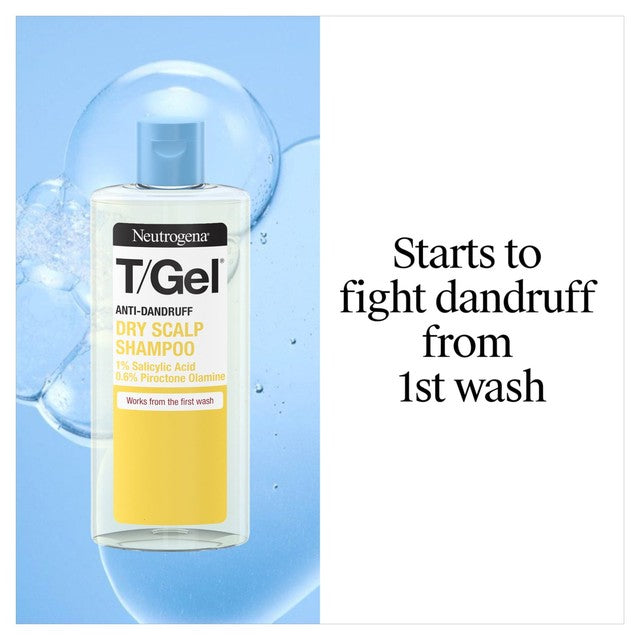 Neutrogena anti-dandruff dry scalp shampoo 250ml, imported from the UK
