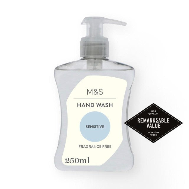 M&S sensitive fragrance-free hand wash 250ml, imported from the UK