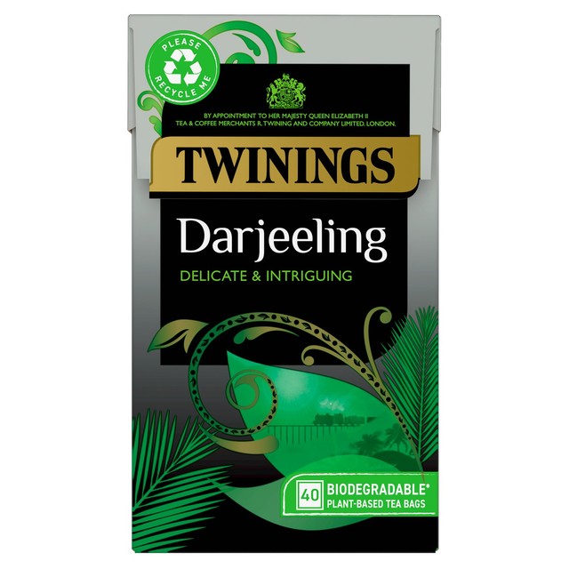 Twinings Darjeeling tea bags 40 pack (British brand)