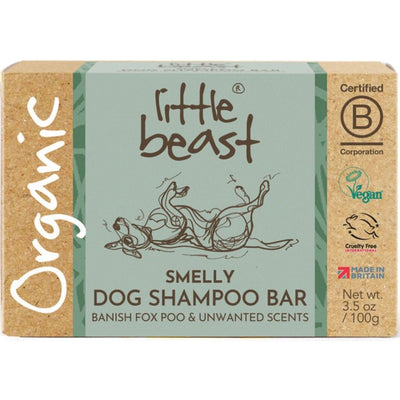 M&S Little Beast Organic Smelly Dog Shampoo Bar 100g- Buy online at McGrocer