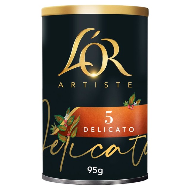 L'OR Artiste Delicato instant coffee 95g, UK version