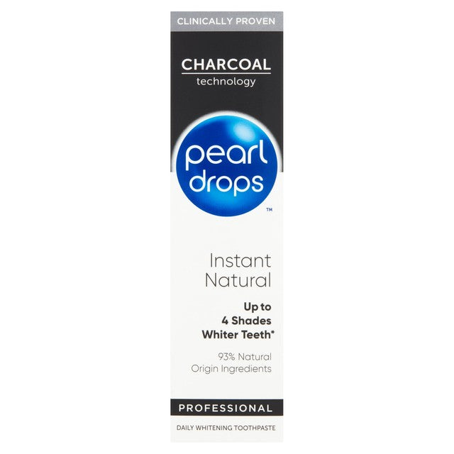 Pearl Drops Instant Natural White toothpaste 75ml, imported from the UK