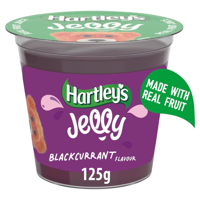 Hartley's Blackcurrant Jelly Pot 125g, UK version