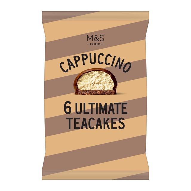 M&S cappuccino teacakes 6 pack - British product