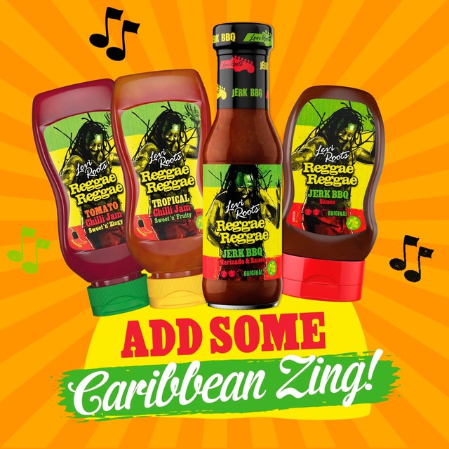 Levi Roots Reggae Reggae Tropical Chilli Jam 300g, UK version