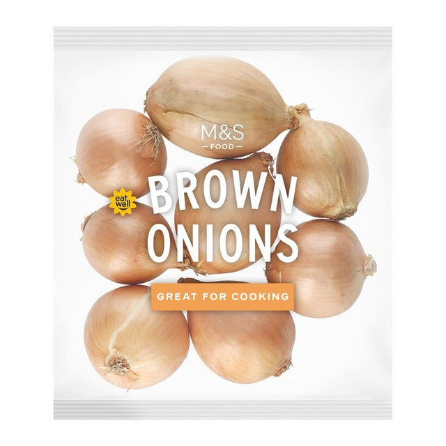 M&S Brown Cooking Onions 1kg, imported from the UK