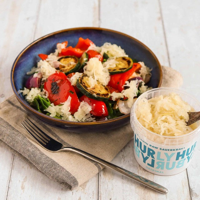 Hurly Burly Original Organic Raw Sauerkraut 300g - British product