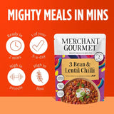 Merchant Gourmet 3 Bean & Lentil Chilli 280g - British product