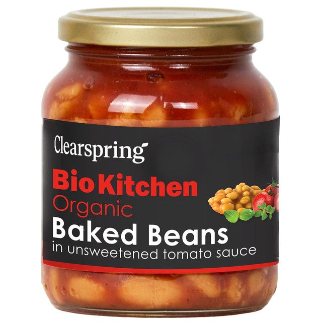 Clearspring Organic Baked Beans unsweetened 350g - British product