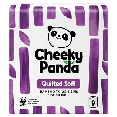M&S The Cheeky Panda Luxus gestepptes Bambus-Toilettenpapier 9er-Pack - online bei McGrocer kaufen