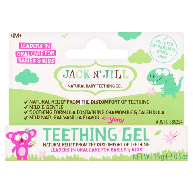 Jack N Jill natural baby teething gel - British product