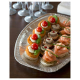Duni aluminium buffet platters 29x44cm 5 pack, UK version