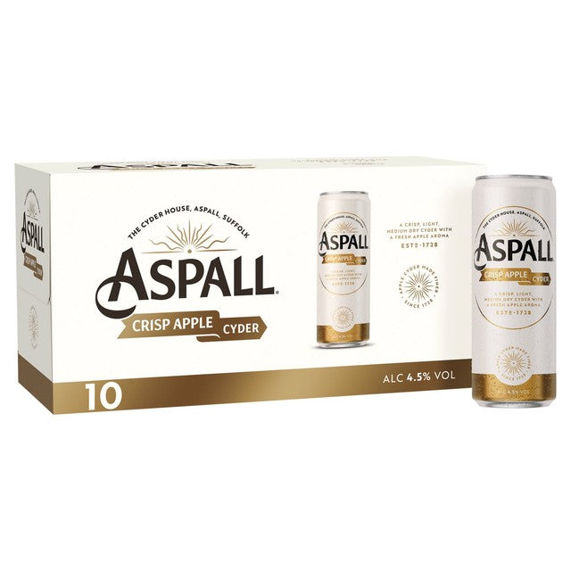 Aspall Crisp Apple cyder 10 x 330ml - British product