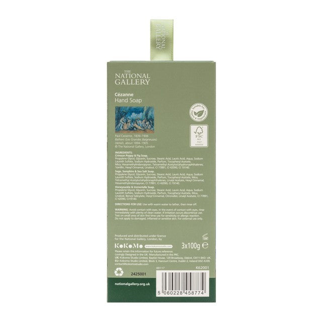 National Gallery Trio Soap hand soap gift set, UK version