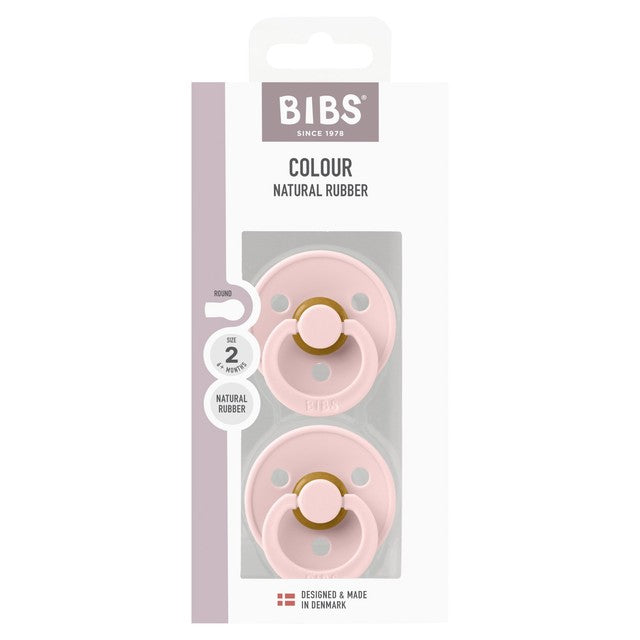 BIBS natural rubber latex soother blossom 2-pack, UK version
