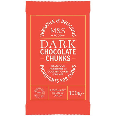 M&S Pépites de chocolat noir pour pâtisserie 100g