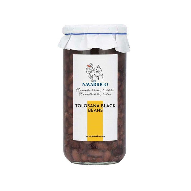 Brindisa Navarrico black beans 660g - British product