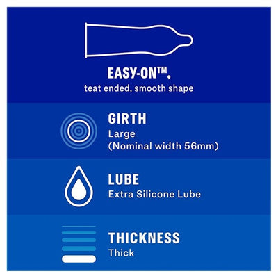 M&S Durex Originals Ekstra Sikre Kondomer Vanlig Passform 30 Pakning - Kjøp online hos McGrocer