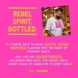 Raju Smokey BBQ Tamarind Sauce 280g, imported from the UK