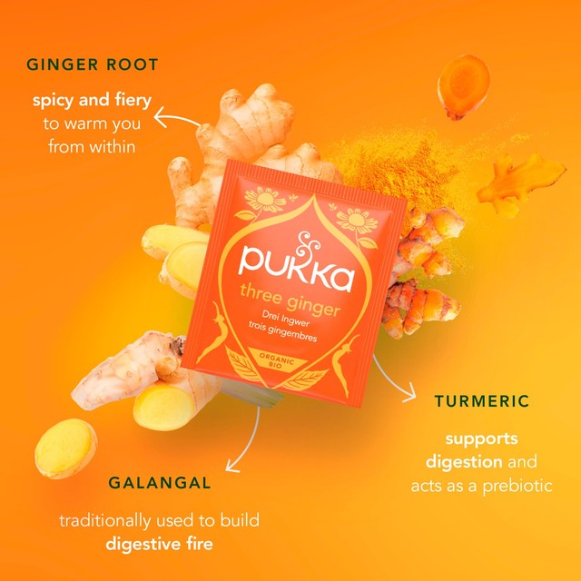 Pukka Organic Digest Collection herbal tea bags - British product