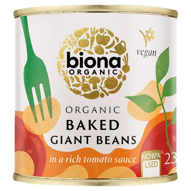 Biona organic giant baked beans 230g - British product