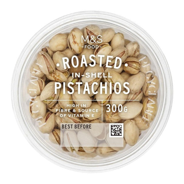 M&S roasted pistachios in shell pot (British brand)