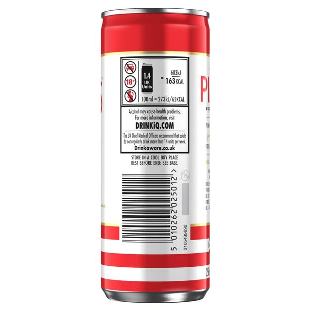 Pimm's No. 1 Cup & Lemonade canned alcoholic beverage 250ml, imported from the UK