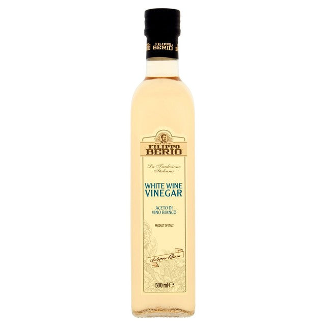 Filippo Berio white wine vinegar 500ml - British product