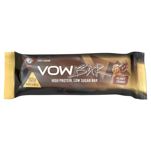 Vow Nutrition peanut crunch protein bar 48g (British brand)