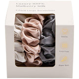 M&S 3pk mulberry silk chunky scrunchies - British product