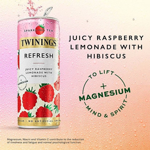 Twinings Sparkling Tea Refresh can, UK version