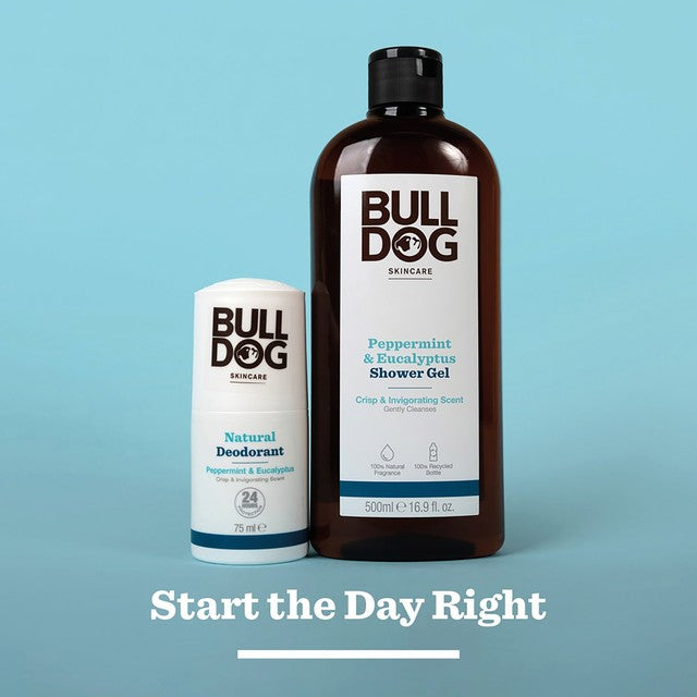 Bulldog peppermint & eucalyptus natural roll-on deodorant - British product