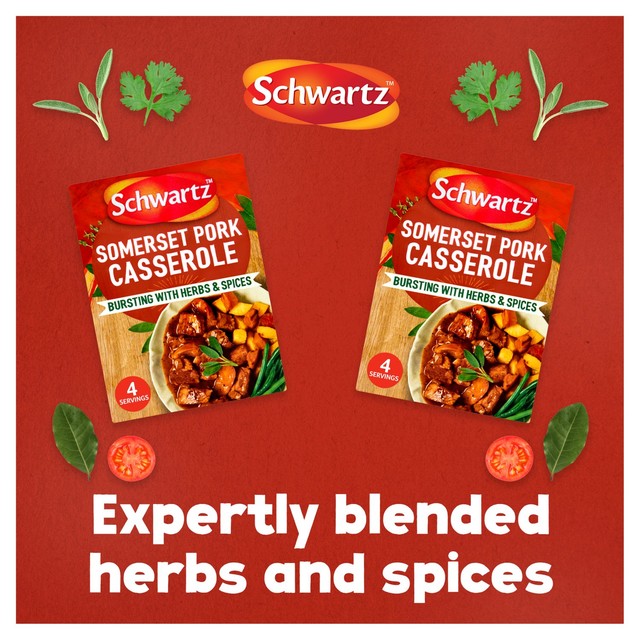 Schwartz Somerset Pork Casserole recipe mix 36g (British brand)