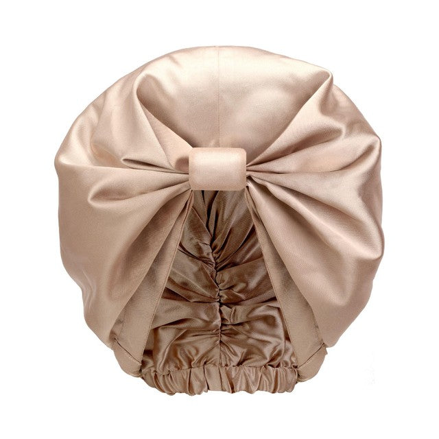 Silver Cloud hair wrap in caramel (British brand)