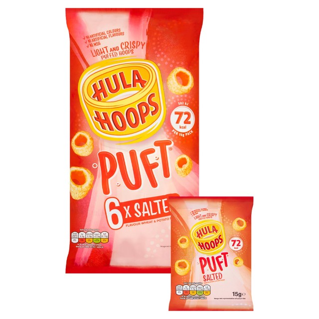 Hula Hoops salted crisps multipack, UK version