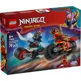 LEGO Ninjago Kai's Motorcycle Speed Race building toy set 79 pieces, UK version