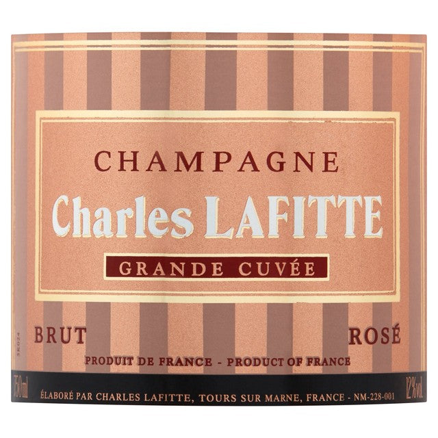 Charles Lafitte Rose Champagne 75cl - British product