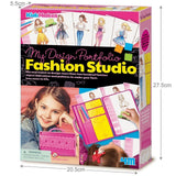 Great Gizmos KidzMaker Fashion Design Portfolio Studio Kit 27.5x20x5.5cm, UK version