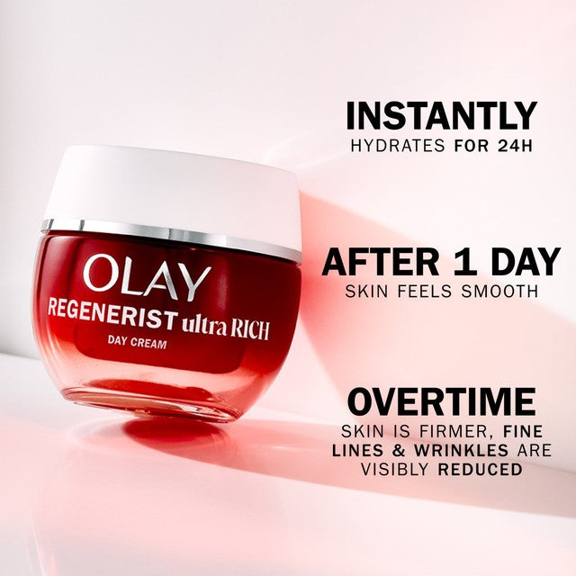 Olay Regenerist Ultra Rich Moisturiser 50ml, imported from the UK