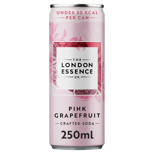 London Essence Co. Pink Grapefruit Crafted Soda 250ml, UK version