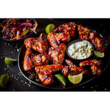 M&S Buffalo Wing Kit sauce and seasoning, imported from the UK