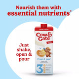 Cow & Gate 3 toddler milk formula 1L - British product