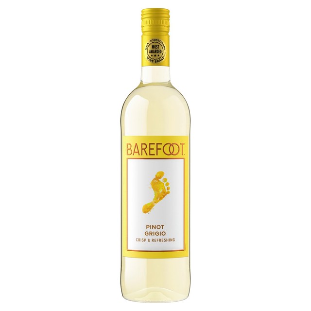 Barefoot Pinot Grigio white wine 75cl - British product