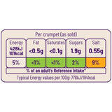 Ocado crumpets 6 per pack, imported from the UK