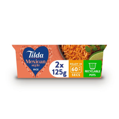 M&S Tilda Mexican Style Long Grain Rice Pot 250g- Buy online at McGrocer