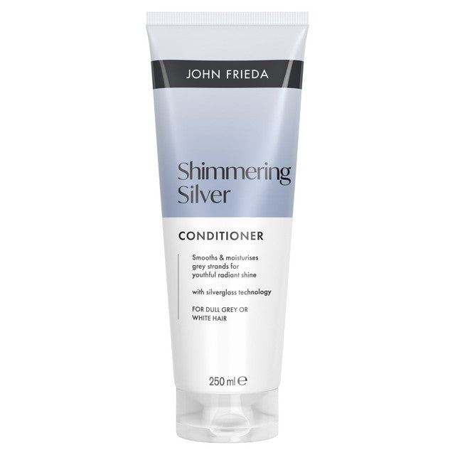 John Frieda Shimmering Silver conditioner, reduces brassiness - British product