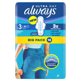 Always Ultra Sanitary Towels Size 3 Wings 18 Pack - British product