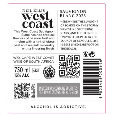 Neil Ellis West Coast Sauvignon Blanc Vin Blanc 75cl