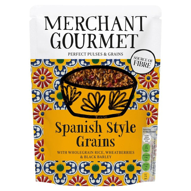 Merchant Gourmet Spanish-Style Grains & Rice 250g, imported from the UK