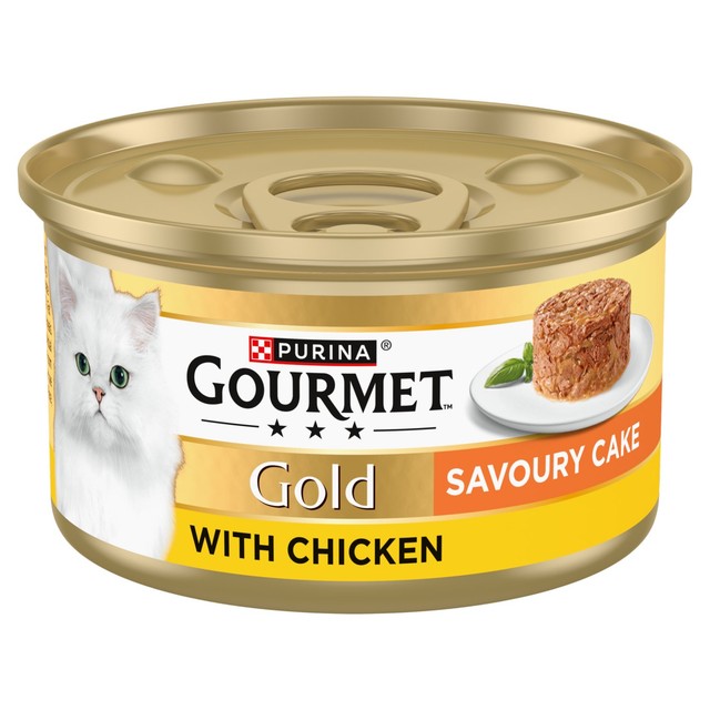 Gourmet Gold Savoury Cake chicken wet cat food 85g, UK version